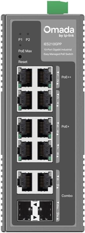Tp Link Ies210gpp Omada 8 Port Gigabit Industrial Poe Switch