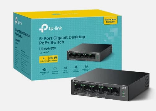 Tp Link Ls105gp 5 Port Gigabit Desktop Switch With 4 Port Po