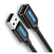 Vention Usb 2 0 A Male To A Female Extension Cable 3m Black Pvc Typ