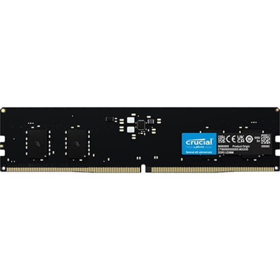 Crucial 16gb Pc5 Ddr5 5600 Udimm Desktop Ram