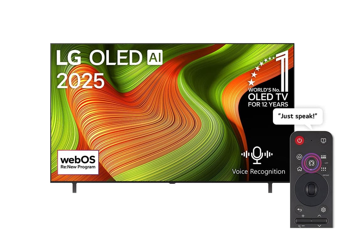 Lg 55 Inch Lg Oled Ai B5 4k Smart Tv 55b56 Ai Magic Remote Webos25 Oled55b56l